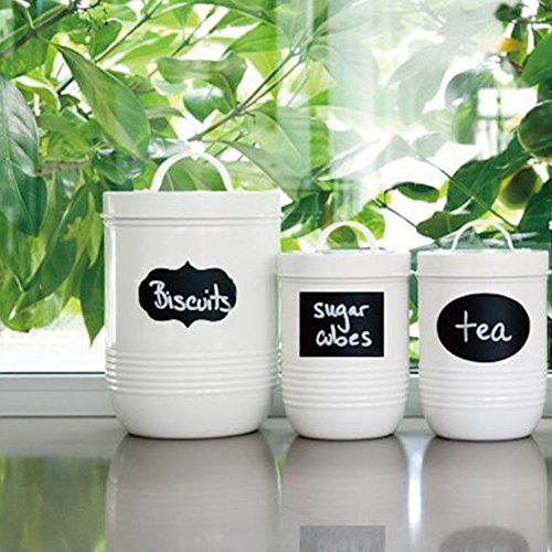 Chalkboard Labels, 75PCS Alloyseed Reusable Waterproof Chalkboard Stickers Erasable for Labeling Kitchen Pantry,Spice Jars Glass Bottles, Great Organizing Label for Your Home and Office - Thumbnail 7