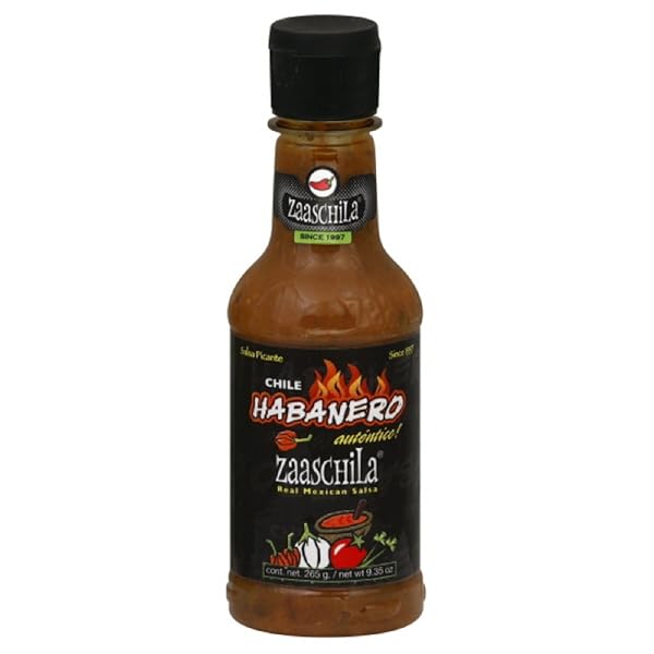 ZAASCHILLA MEXICAN SALSA HABANERO, 9.3500-OUNCES (PACK OF6)