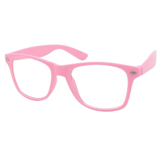 Mode Spa/&szlig; Unisex Klare Linse Nerd Geek Gl/&auml;ser Brille