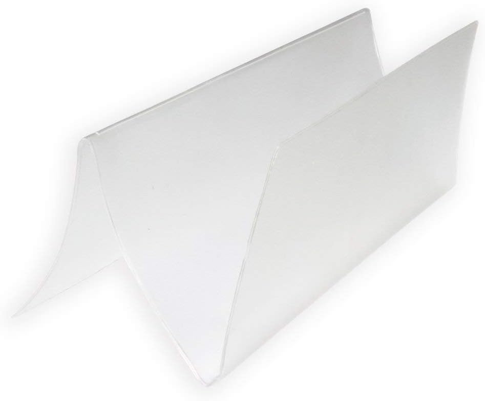 Checkbook Vinyl Protector Divider Inserts for Duplicate Checks Set of 2 by Aurya