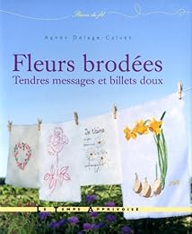 Fleurs brodées