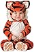 Lil Characters Unisex-baby Newborn Tiger Costume, Orange/Black/White, 6-12 months