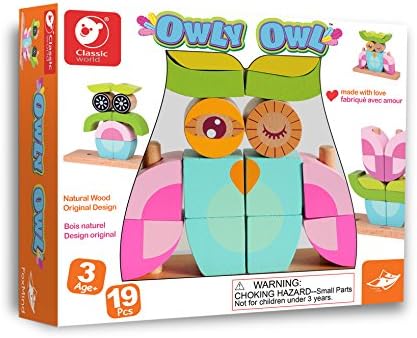 Foxmind, Owly Owl Puzzle Board, Brain Games for Kids