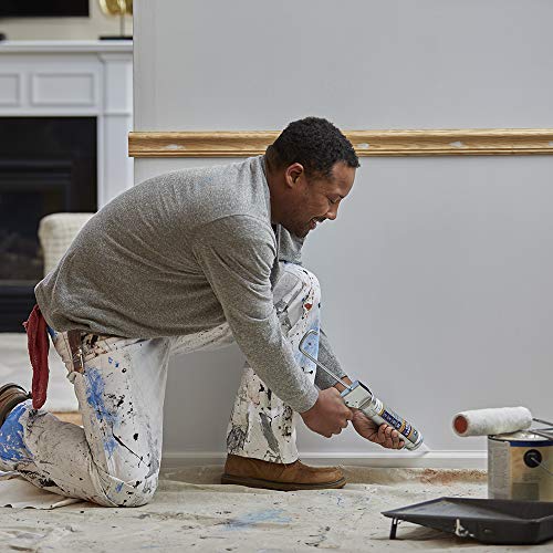 GE Painter's Pro Siliconized Acrylic Latex Caulk, White, 10.1oz - Thumbnail 4