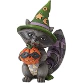 Enesco Jim Shore Heartwood Creek Halloween Raccoon Figurine, 5.9 Inch, Multicolor