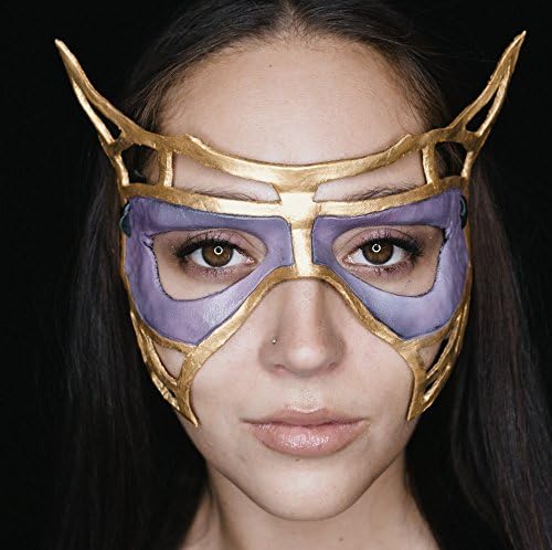 Ornate Handmade Genuine Leather Mask for Masquerades Halloween or Cosplay Costume - Royal Queen
