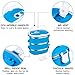 Spill Proof Dog Cat Travel Bowl Portable 304 Stainless Steel Multiple Layers Pet Water Food Storage Container with Invisible Handle for Pet Outdoor Traveling Raised Feeding (3 Layer)