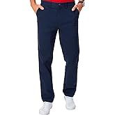 Nautica Men's Stretch Soft Twill Classic Fit Pants (34W x 32L, Navy)