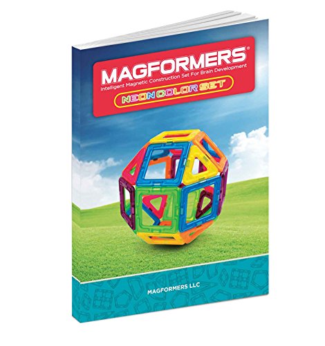 Magformers Neon (30 Piece) Magnetic    Building      Blocks, Educational  Magnetic    Tiles Kit , Magnetic    Construction  STEM Toy Set - Thumbnail 4