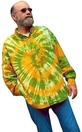 Tie Dye Button Down Shirt - L