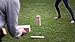 Kubb Empire Tournament Size Hardwood Kubb Yard Game Set Regulation Size with Backpack, Instruction Card, and Bottle Opener