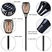 Solar Torch Light with Flickering Flame,Fire Effect Lantern,Dancing Flame,Solar Garden Light, Dust to Dawn,Outdoor Waterproof Garden Decoration, Solar Powered Stick Light ZKEE(Set of 2)