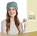 Brook + Bay Cable Knit Multicolored Beanie Stay Warm & Stylish This Winter - Thick, Soft & Chunky Beanie Hats for Women & Men - Serious Beanies for Serious Style