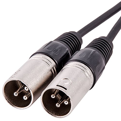 Seismic Audio Speakers Splitter Patch Cable, 1 XLR Female to 2 XLR Male