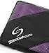 Microfiber Travel Towel – Sports Towel for the Gym – Beach - Camping - Swimming – Yoga – Pilates – Quick Dry – Lightweight – Compact – Antibacterial (Purple, 70 X 35 Inches)