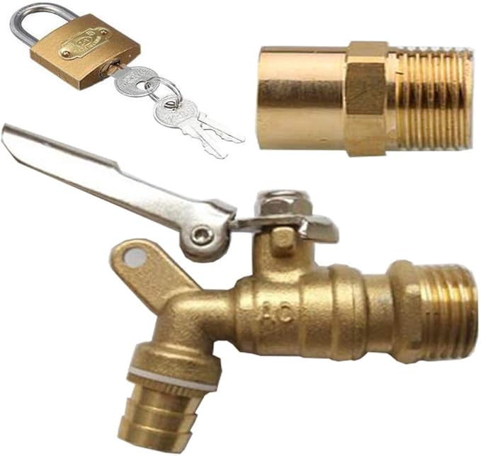 Gate Valve is Locked, Outdoor Faucet Lock Padlock System
