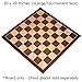 Apollo Extra Thick Tournament Chess Board with Inlaid Walnut and Maple Wood, Extra Large 20 x 20 Inch, Board Only