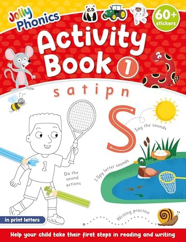 Jolly Phonics Activity Book: In Print Letters (1) (Jolly Phonics