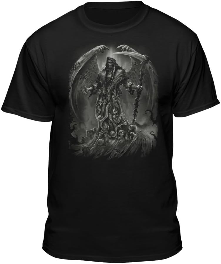 Soul Searcher Grim Reaper Angel Wings Men's T-Shirt