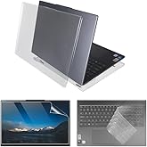 uconsmimo Laptop Case Set for 2026/2025 IdeaPad Slim 5a / 5i (16'', Gen 10/11) Scratch-Resistant & Drop-Resistant Hard Shell Frosted Transparent​ Protective Cover + Keyboard Cover + Screen Film