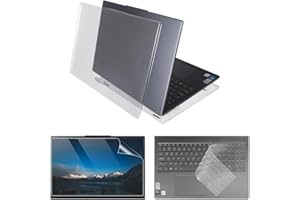 uconsmimo Laptop Case Set for 2025 IdeaPad Slim 5 Gen 10 16" Scratch-Resistant & Drop-Resistant Hard Shell Frosted Transparen