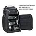 USA Gear Camera Sling Backpack Case with Adjustable Padded Dividers , Accessory Pockets , Padded Back Support & Padded Cross Body Strap plus Durable Nylon Exterior , Zippered Side Access & Rain Cover