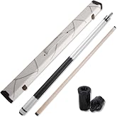 Teekerwang Pool Cue Stick 58" 2-Piece Billiard Cue Sticks,19 oz Pool Sticks 12.5mm Tip,Canadian Maple Wood Pool Cue,Suitable for Bars,Club,Pool Table Sports