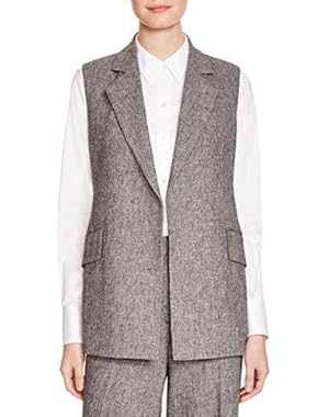 Womens Polyester Marled Suit Vest