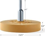 SATC Decal Eraser Wheel for Drill 1 Pack Rubber Car Vinyl Remover view 2
