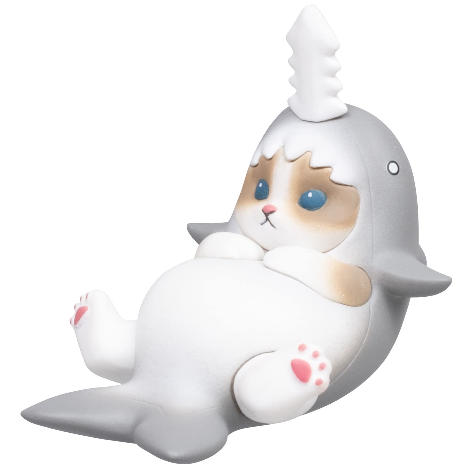 Qualia Mofusand Samenyan Blind Box - Includes 1 of 5 Collectable Mini Cat Figurine - Authentic Japanese Design - Made from Durable Plastic