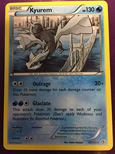 Pokemon Kyurem 43 113 Rare Legendary Treasures Rare Cards | Desertcart  Gambia