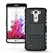 ElBolt LG G3 Vigor / G3 Mini / G3 Beat/ G3s D725 D722 Case - 3 in 1 Bundle Armor Grenade Stand Hard Gel Case -Black with Free Ultra-Sensitive Stylus Pen and Premium Screen Protector by ElBolt TM