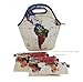 Artovida Artists Collective Reusable Lunch Baggies | Snack and Sandwich Bags with Zipper - Improved Dual Layer Design by Mark Ashkenazi (Israel) World Map
