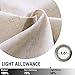 jinchan Linen Curtains Moroccan Tile Curtains for Bedroom Geometric Curtains for Living Room Drapes Light Filtering Lattice Curtains Grommet Curtains 84 Inch Length 2 Panels Set Taupe on Beige