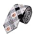 Ysiop Men Printed Cotton Neckties Fashion Skinny Cravat Ties with Gift Box