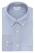 Van Heusen Men's Big and Tall Pinpoint Regular Fit Stripe Button Down Collar Dress Shirt, Blue, 18