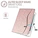 iPad Case for New iPad 9.7 2018 2017/iPad Air 2/iPad Air/iPad Pro 9.7 - BORIYUAN Protective Slim Case Folio Smart Cover with Auto Wake/Sleep Function & Pencil Holder for iPad 9.7 inch - Rose Gold