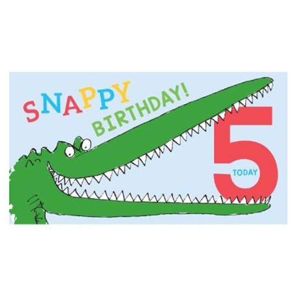 Roald Dahl Enormous Crocodile 5th Birthday Card