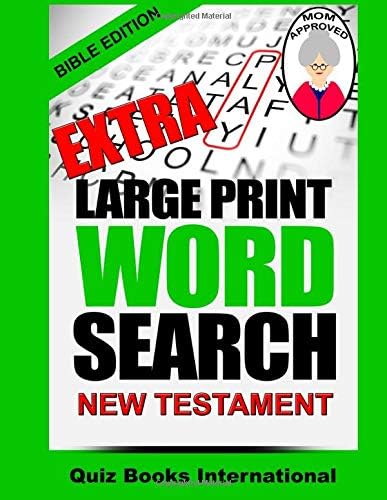 Extra Large Print Word Search Bible Edition - New Testament