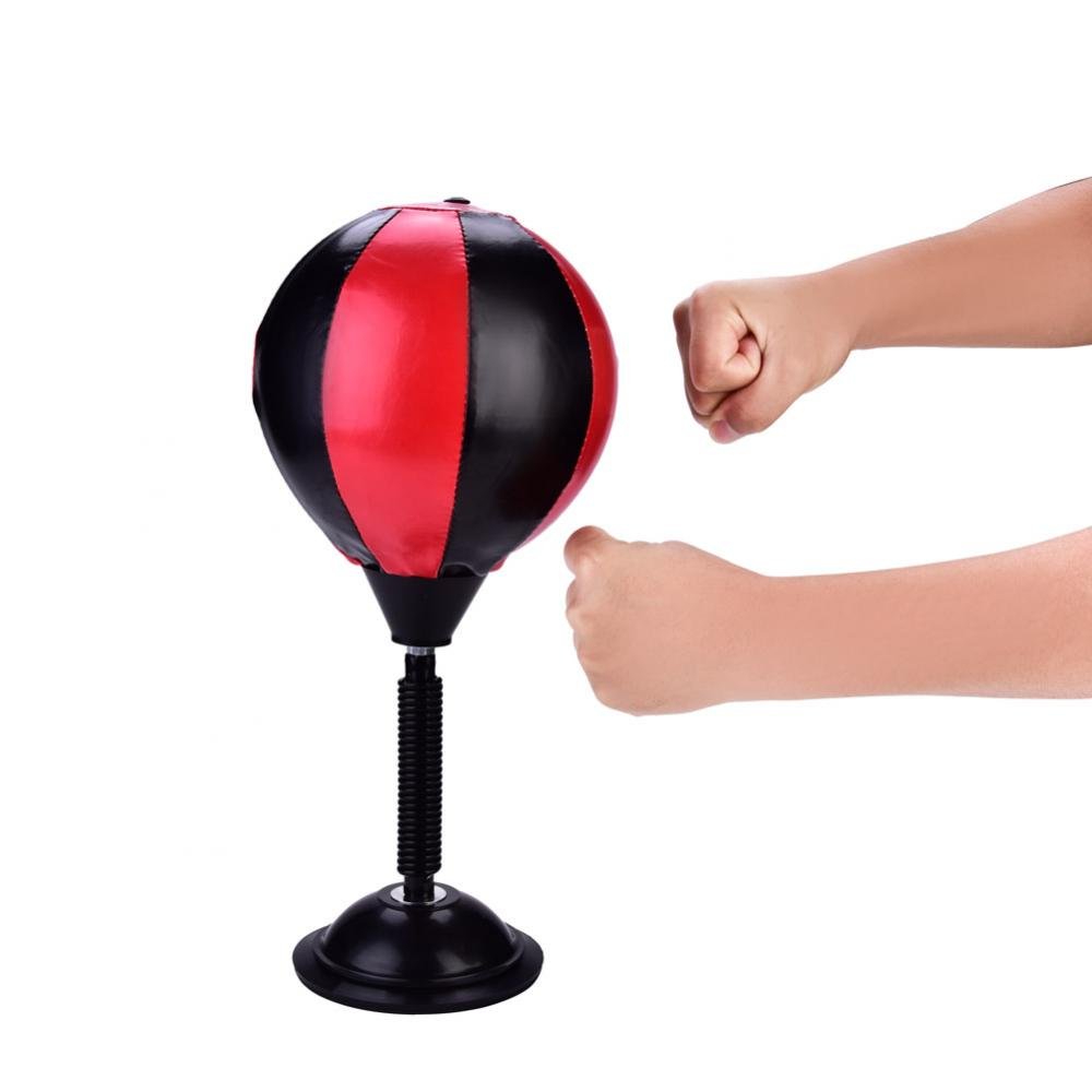 Zyyini Desktop Punching Bag, Stress Relieving Boxing Ball Stand Boxing