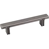 Jeffrey Alexander 867-96BNBDL Anwick 5-1/8" L Rectangle Cabinet Pull - 96 mm Center-to-Center in Brushed Pewter