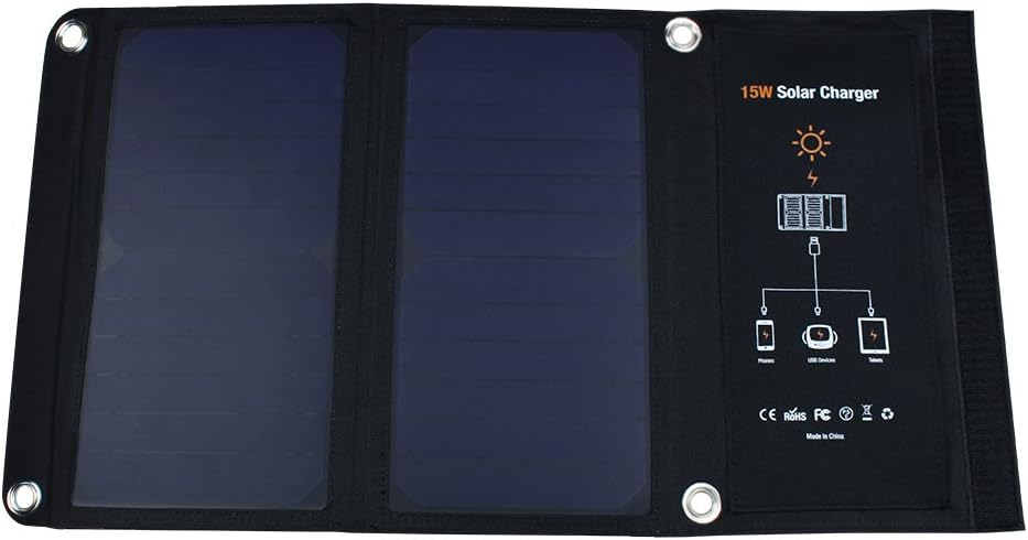 15W Folding Solar Panel with Sunpower Solar Cell for Mobile Phones