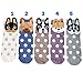 Socksense Hello Puppy Dogs Women's Socks 5pairs(5color)=1pack Made in Korea