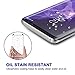 (Black)Samsung Galaxy S9 Plus Screen Protector, EcoPestuGo[2 Pack] Half Screen Tempered Glass Screen Protector [Case Friendly] [Anti-Scratch][Anti-Fingerprint][Bubble Free] for Samsung Galaxy S9 Plus