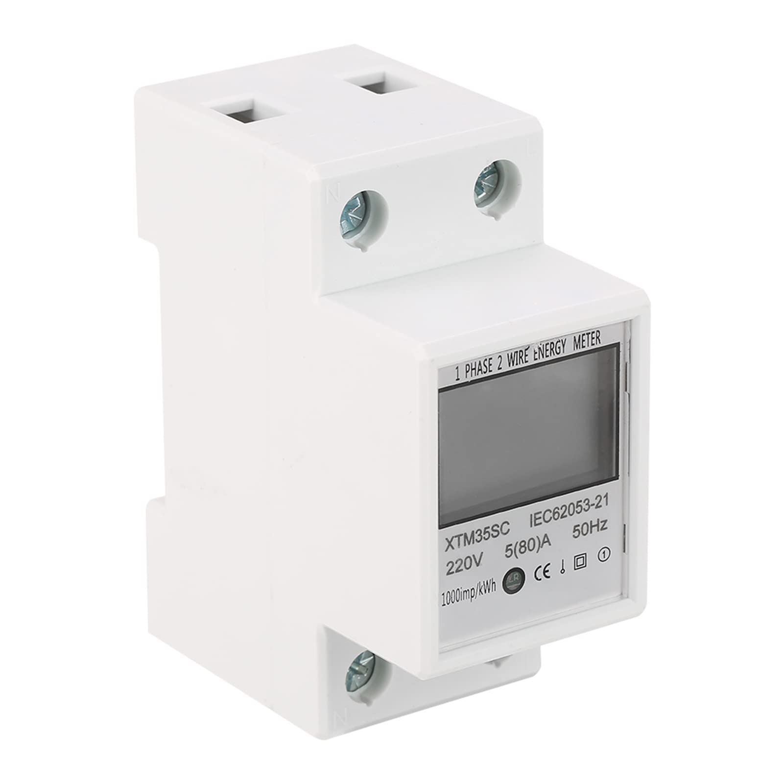 DIN-Rail Electric Meter 2P Electronic KWh Meter