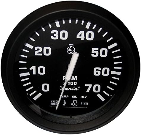 Faria Beede Instruments Faria Chesapeake White Ss 4" Tachometer W/ Suzuki Monitor