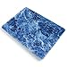 iDOO Soft Touch Hard Plastic Matte Case for MacBook Air 13 inch Model A1369 and A1466 - Blue Marble