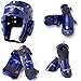 Macho Dyna 7 Piece Sparring Gear Set with shin Guards Blue Child Large