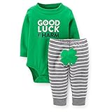 Carters Baby Boys' St. Paddy's Day Bodysuit & Pant Set