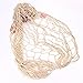 Bestag Modern Style Home Decoration Nautical Decorative Fishing Net Seaside Beach Shell Party Door Wall Decoration (2mx1m, White)